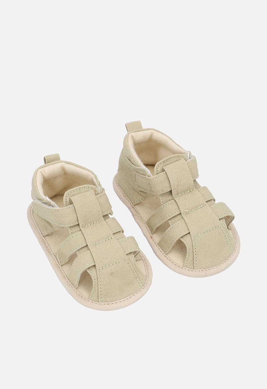 Pop Candy - Caged sandals-beige