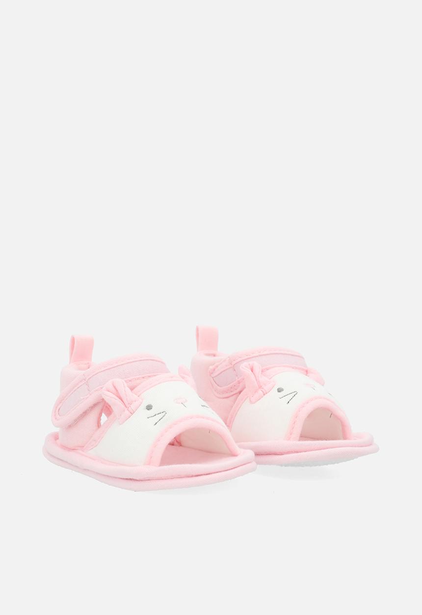 Pop Candy - Contrast sandals-pink & white