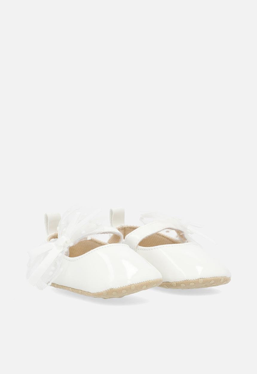 Pop Candy - Bow decor pumps - white