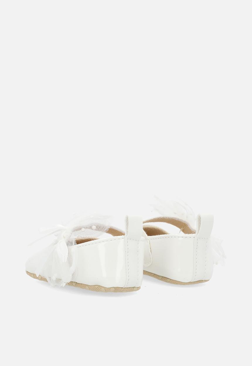 Pop Candy - Bow decor pumps - white