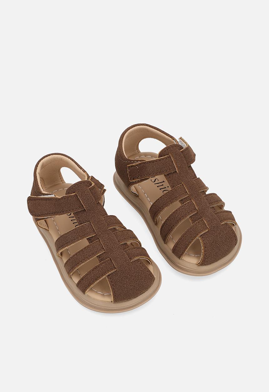Pop Candy - Caged sandal - brown