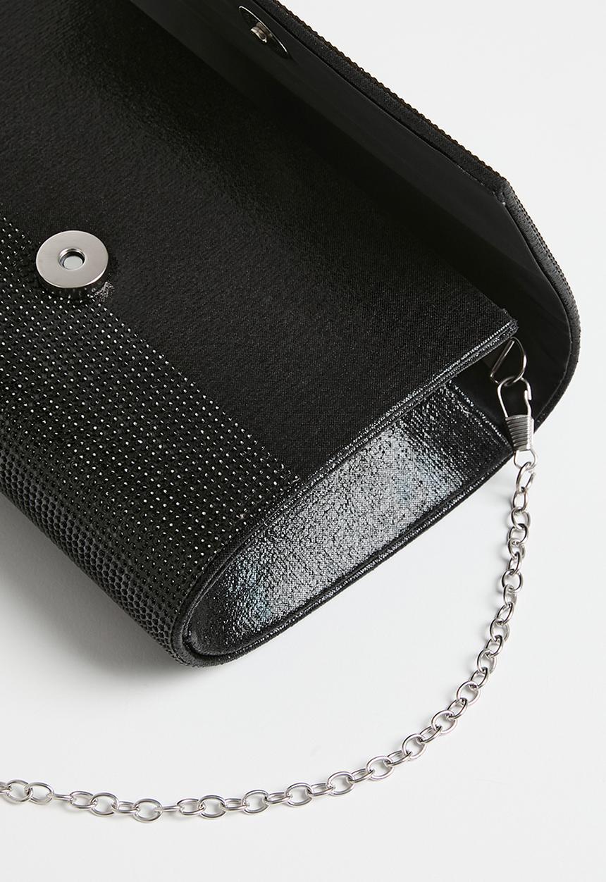 MILLA - Oasis opulence clutch bag-black