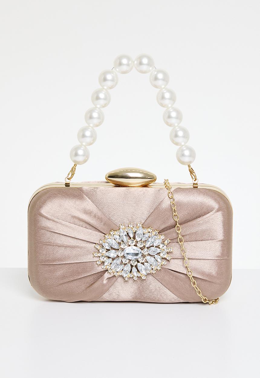 MILLA - Moonstone Embrace clutch bag-brown