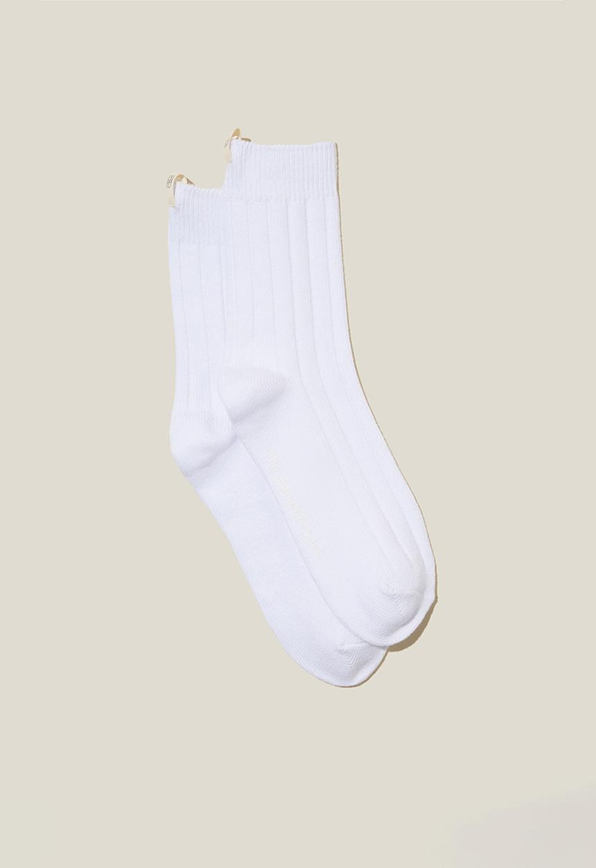 Rubi - The Signature Crew Sock - White