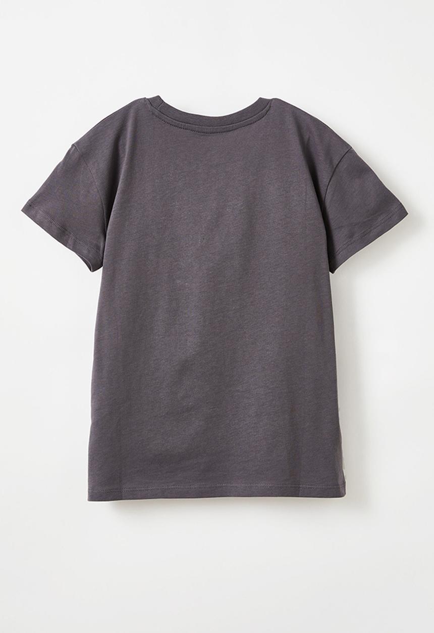 Cotton On - Poppy short sleeve print tee - rabbit grey/bonjour
