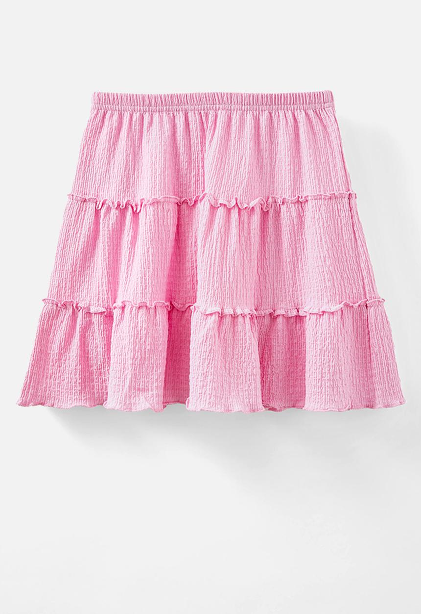 Cotton On - Hallie tiered skirt - cali pink