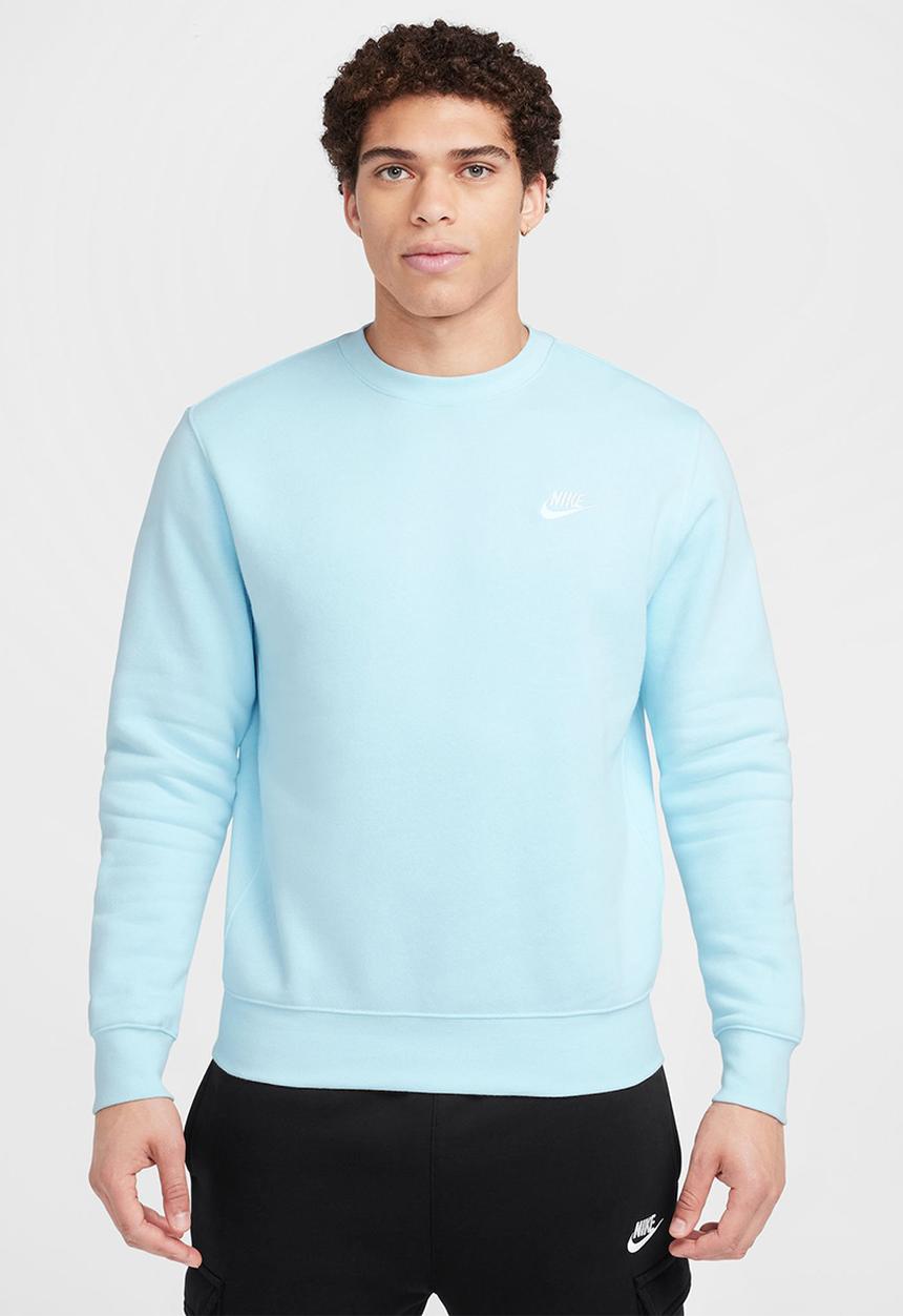 Nike - NSW Club Crew BB Sweatshirt  - Glacier Blue