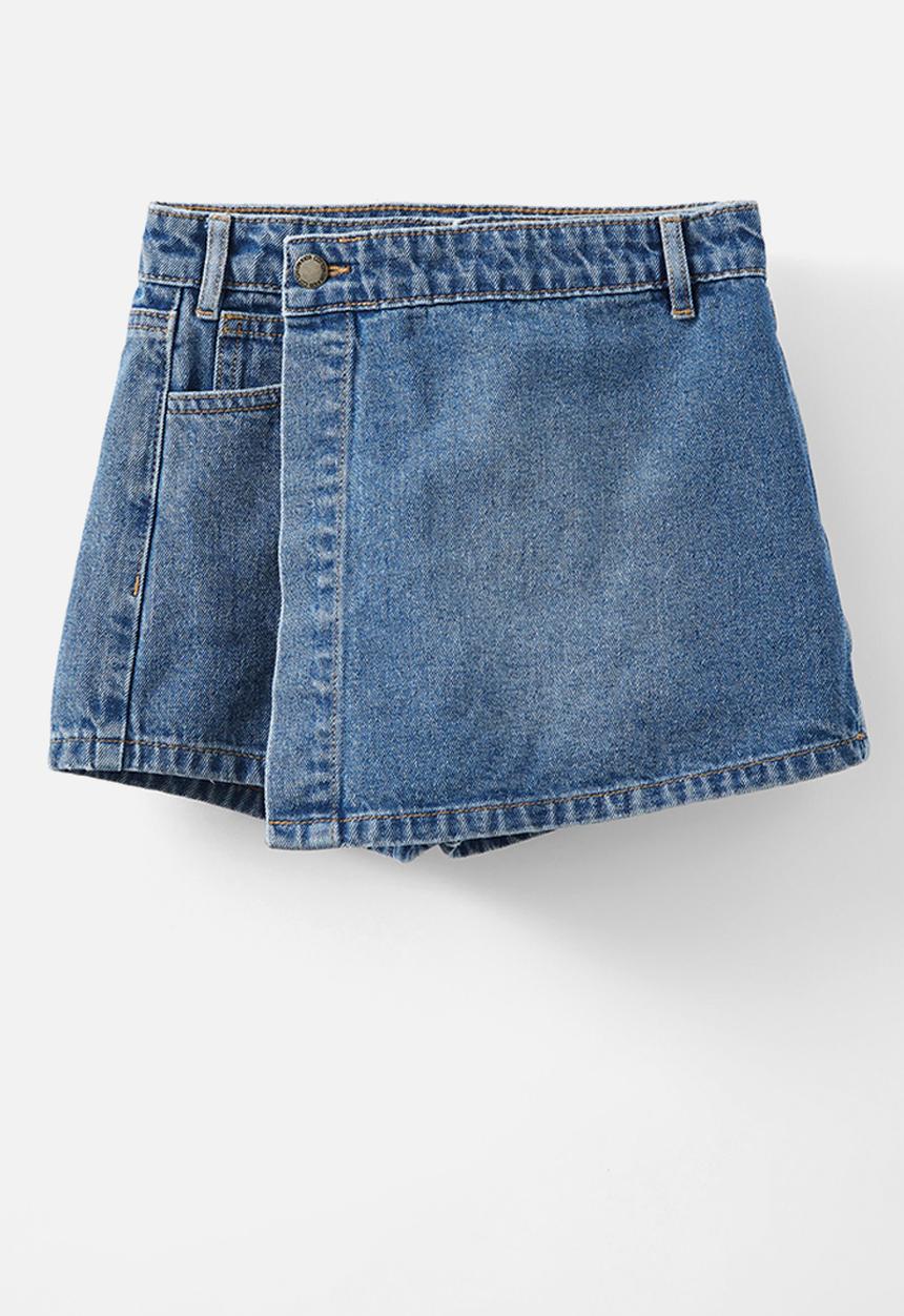 Cotton On - Audrey skort - vintage mid wash
