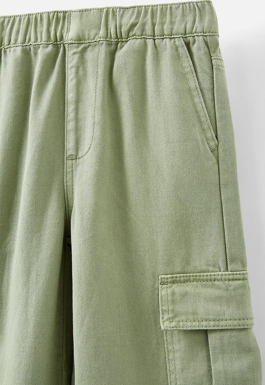 Cotton On - Kaillee wide leg pant - deep sage