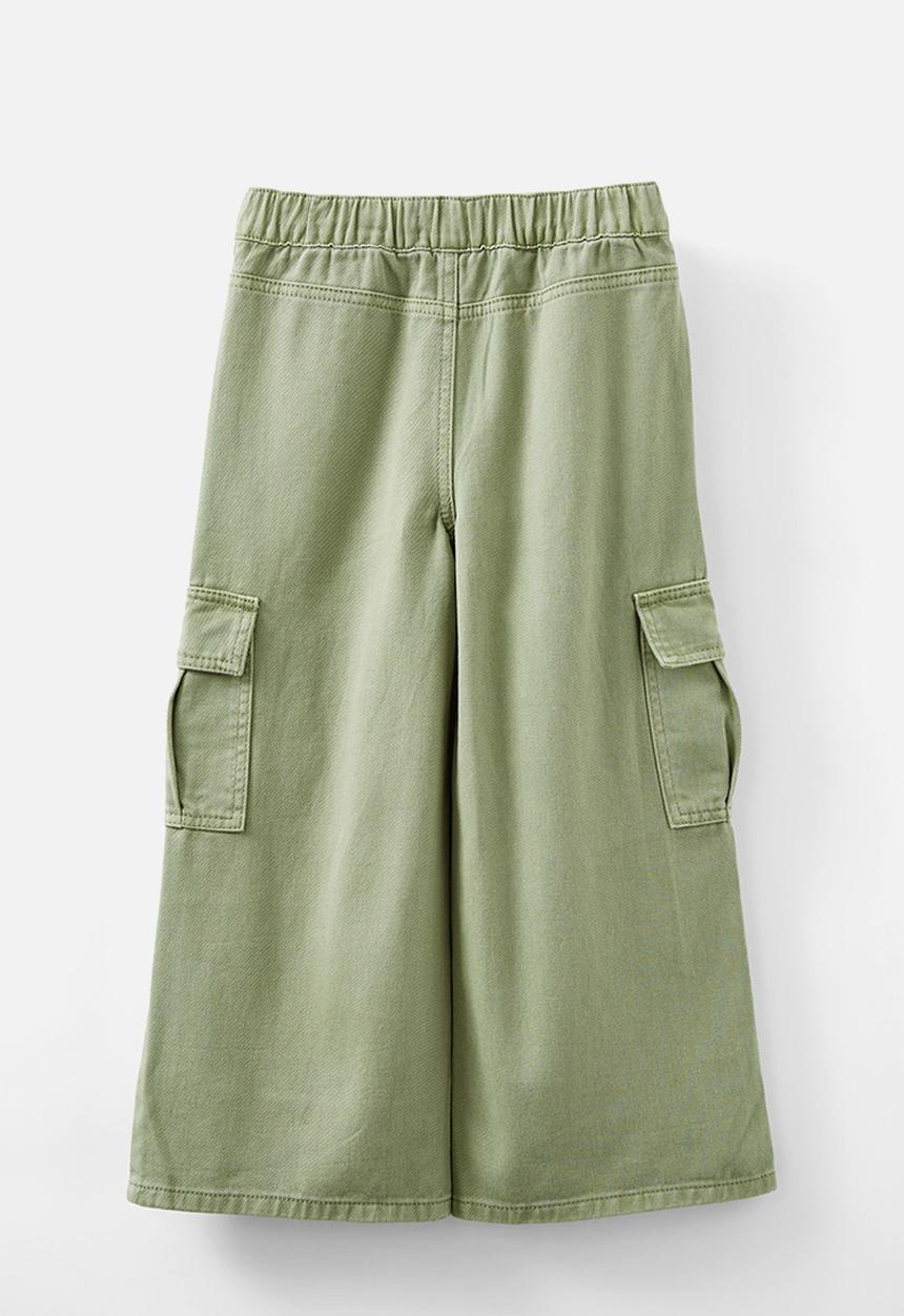 Cotton On - Kaillee wide leg pant - deep sage