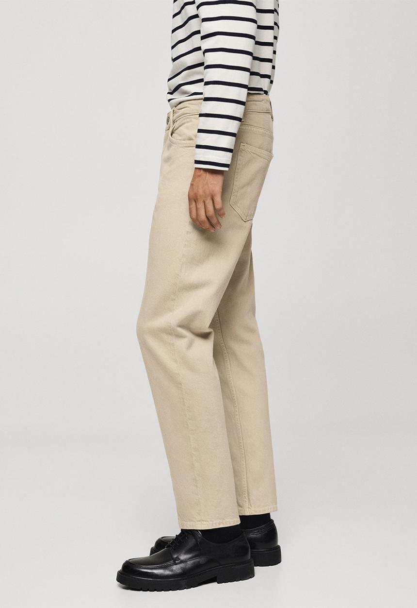 MANGO - Jeans benc - Beige