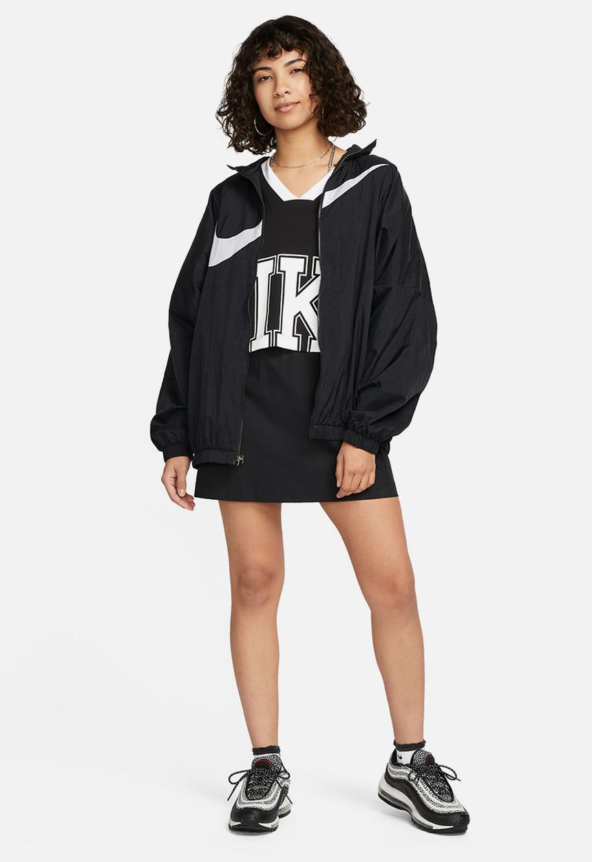 Nike - Nike Womens Essential Woven Jacket - black / white