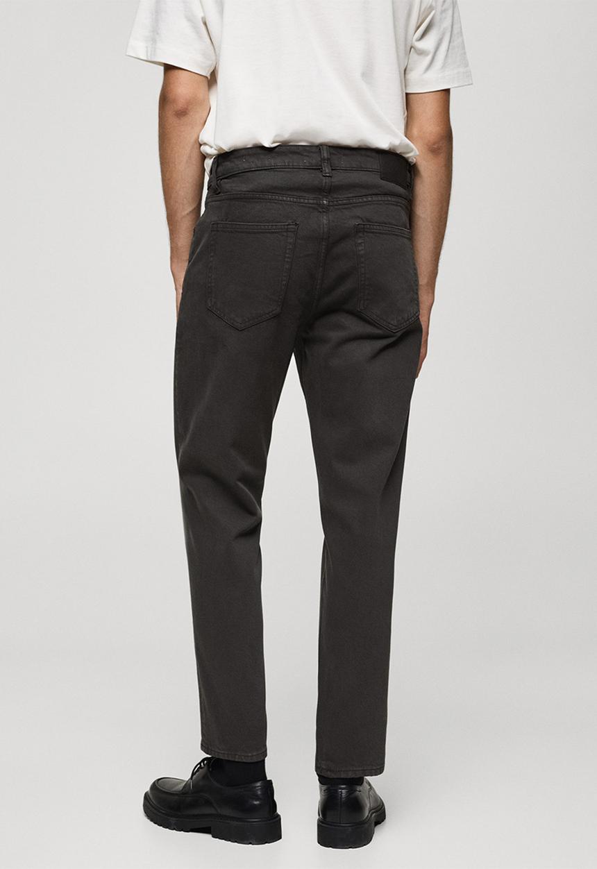 MANGO - Jeans benc - Charcoal