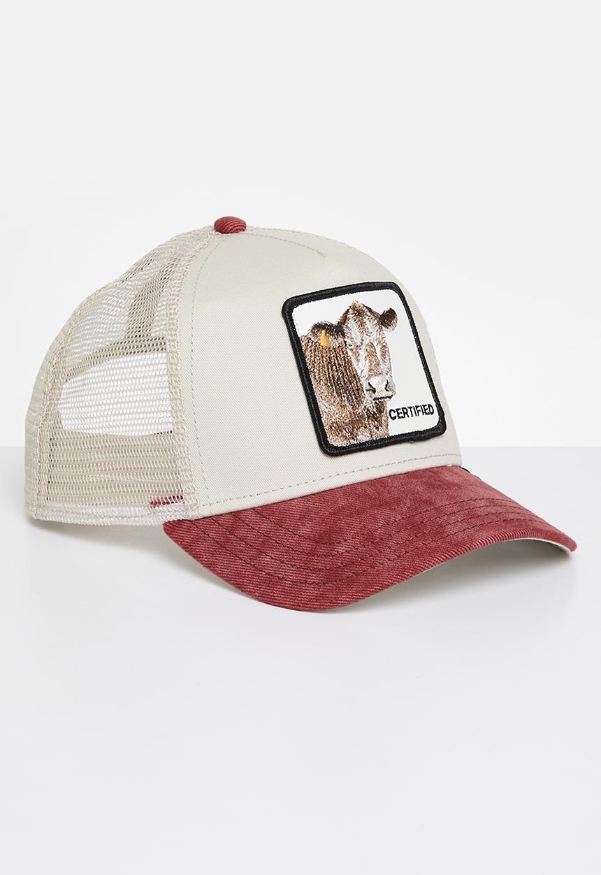 Goorin Bros. - Goorin the certified cow trucker s24 - beige & red