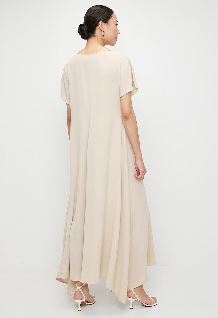 edit - Trapeze Maxi with grown on sleeve - Neutral