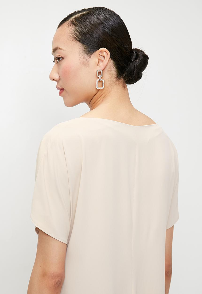 edit - Trapeze Maxi with grown on sleeve - Neutral
