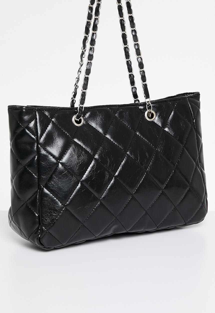 Superbalist - Quilted tote bag - black