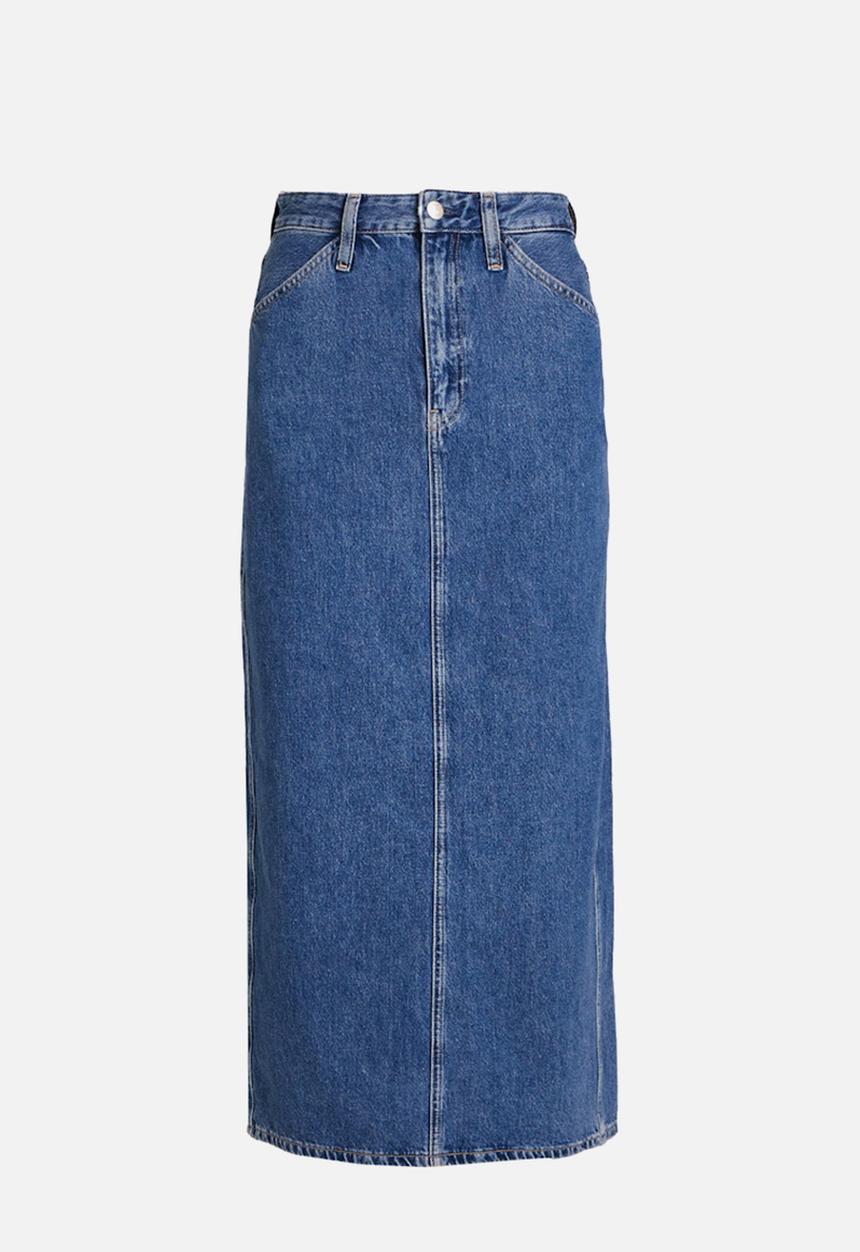 Calvin Klein - Trouser pocket maxi skirt - denim light