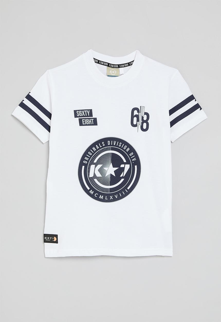 K-STAR 7 - Zuba boys top - white