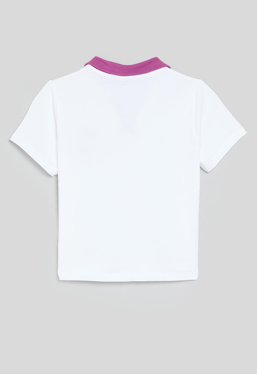FILA - Heidi Cropped Golfer Top - White