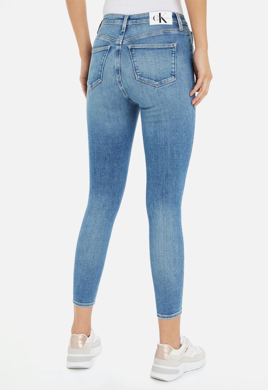 Calvin Klein - High rise super skinny ankle - denim light