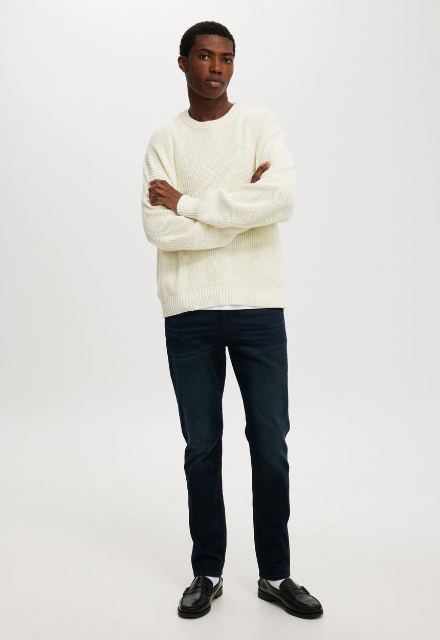 Cotton On - Relaxed tapered jean - phoenix blue