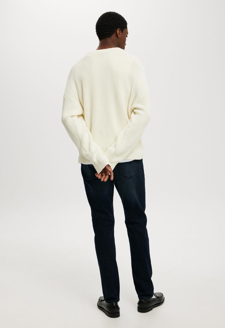 Cotton On - Relaxed tapered jean - phoenix blue