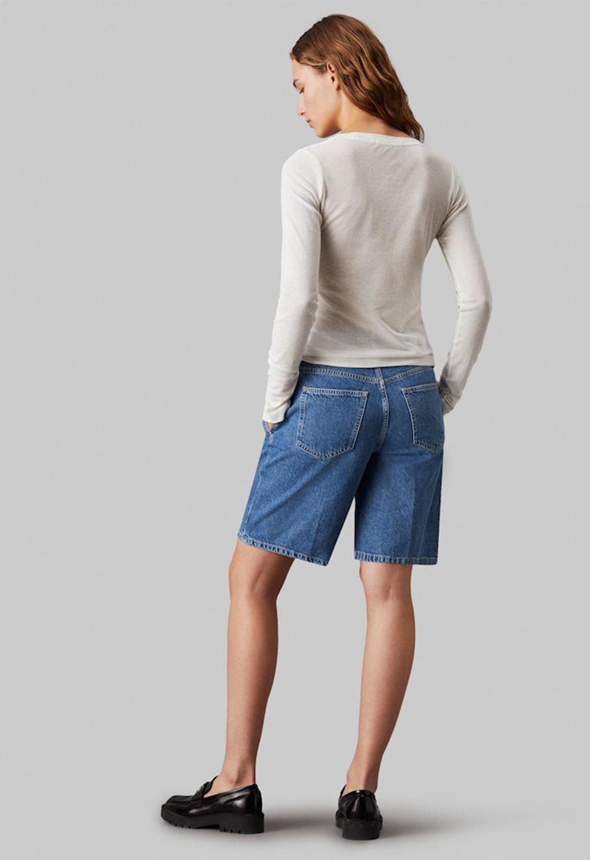 Calvin Klein - 90's Straight short trouser - denim light