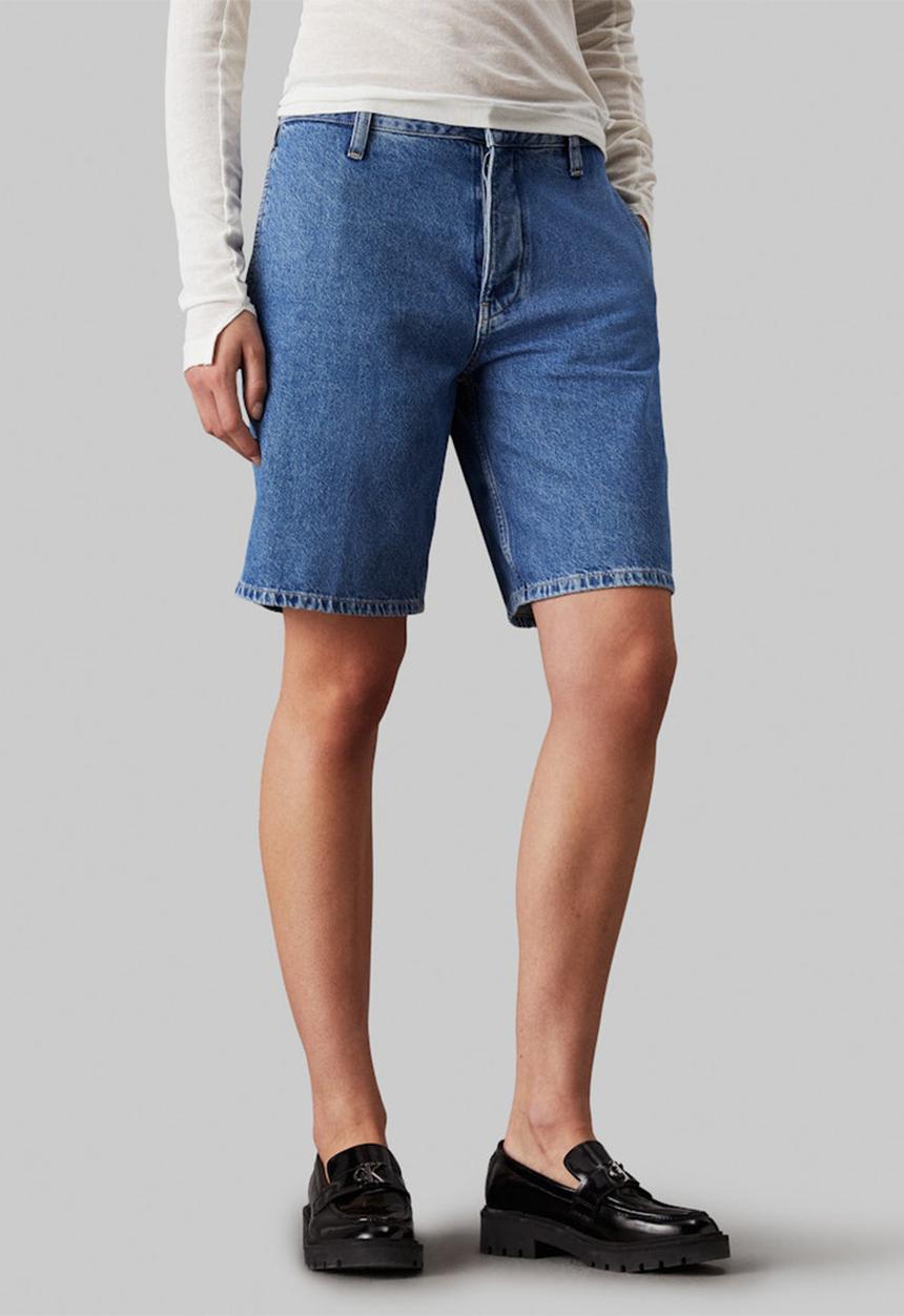Calvin Klein - 90's Straight short trouser - denim light