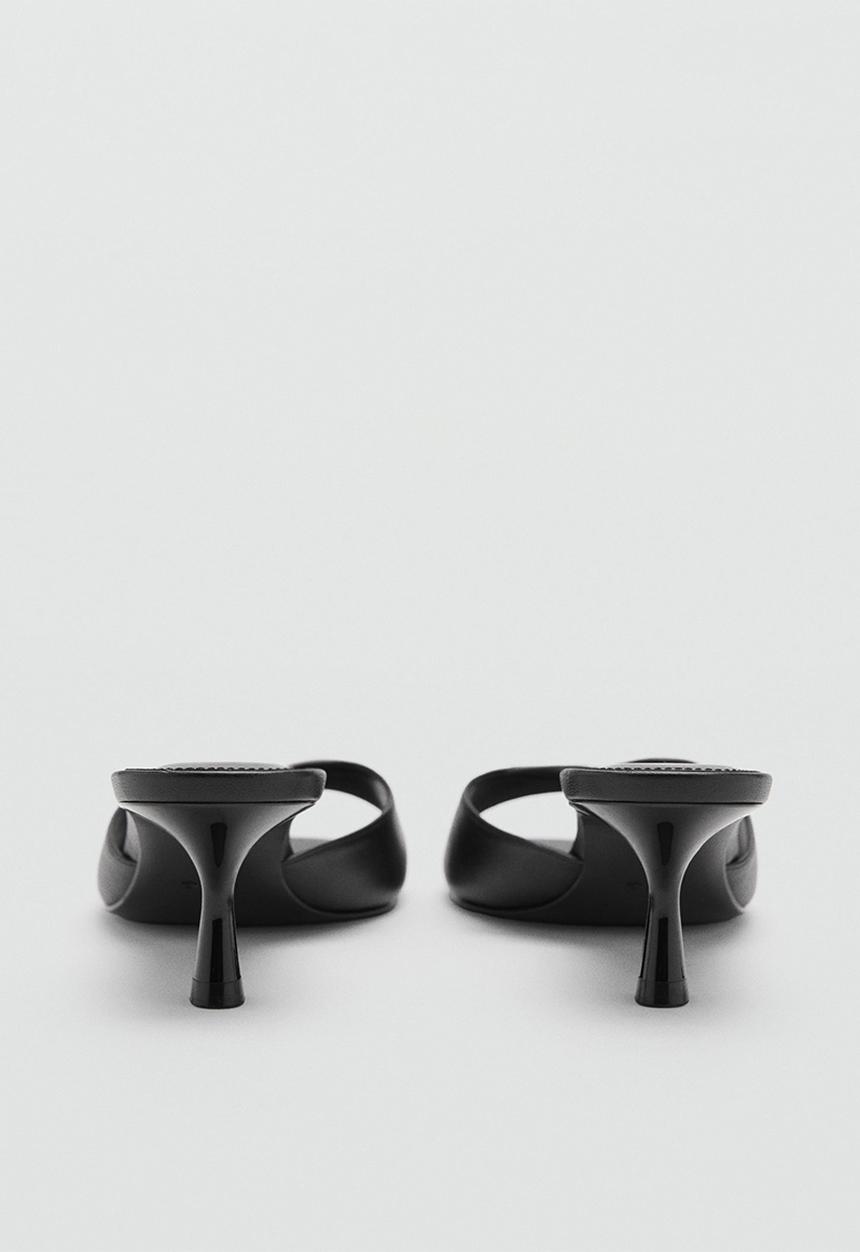 MANGO - Sarao mule heel - black