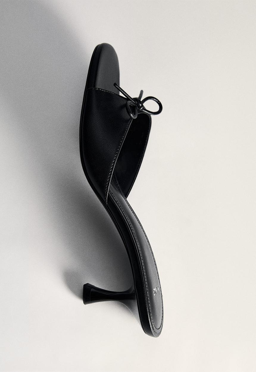 MANGO - Sarao mule heel - black