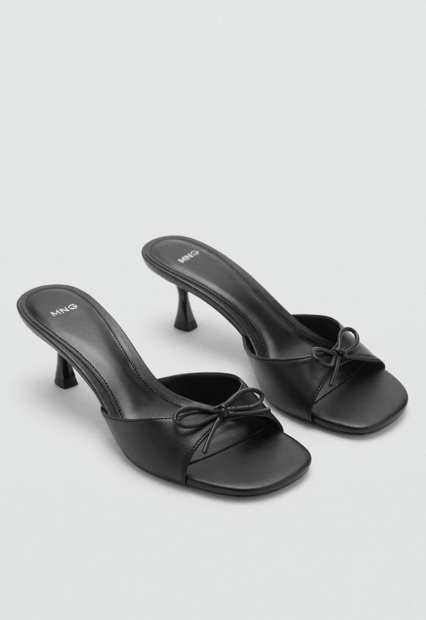 MANGO - Sarao mule heel - black