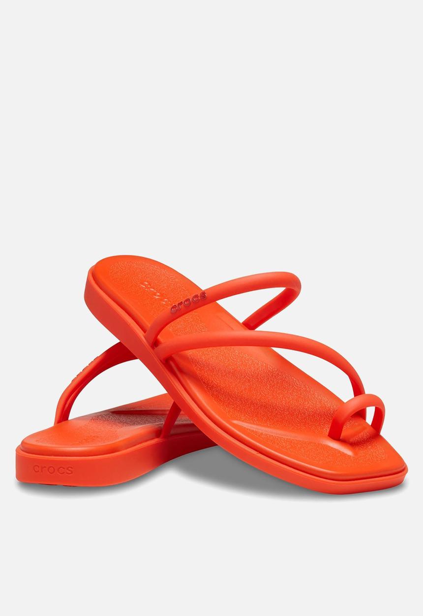 Crocs - Miami toe loop sandal - lava