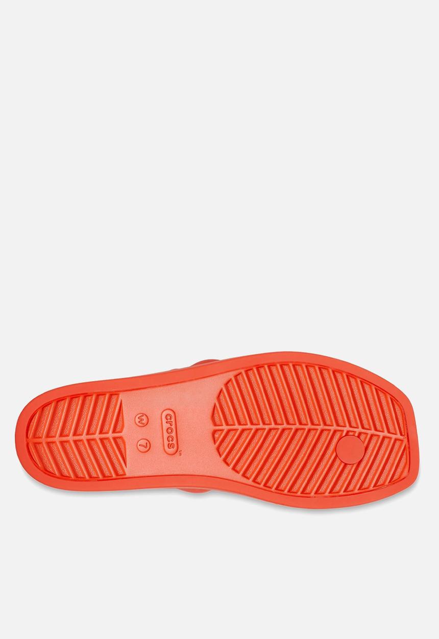 Crocs - Miami toe loop sandal - lava