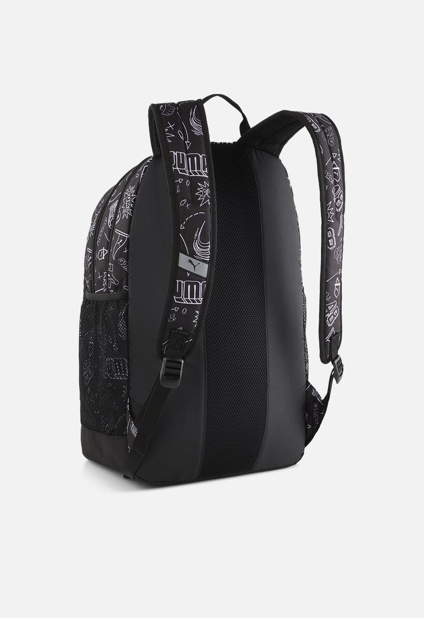 PUMA - PUMA Academy Backpack - PUMA Black-B&W Graphic AOP