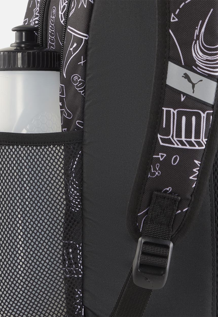 PUMA - PUMA Academy Backpack - PUMA Black-B&W Graphic AOP