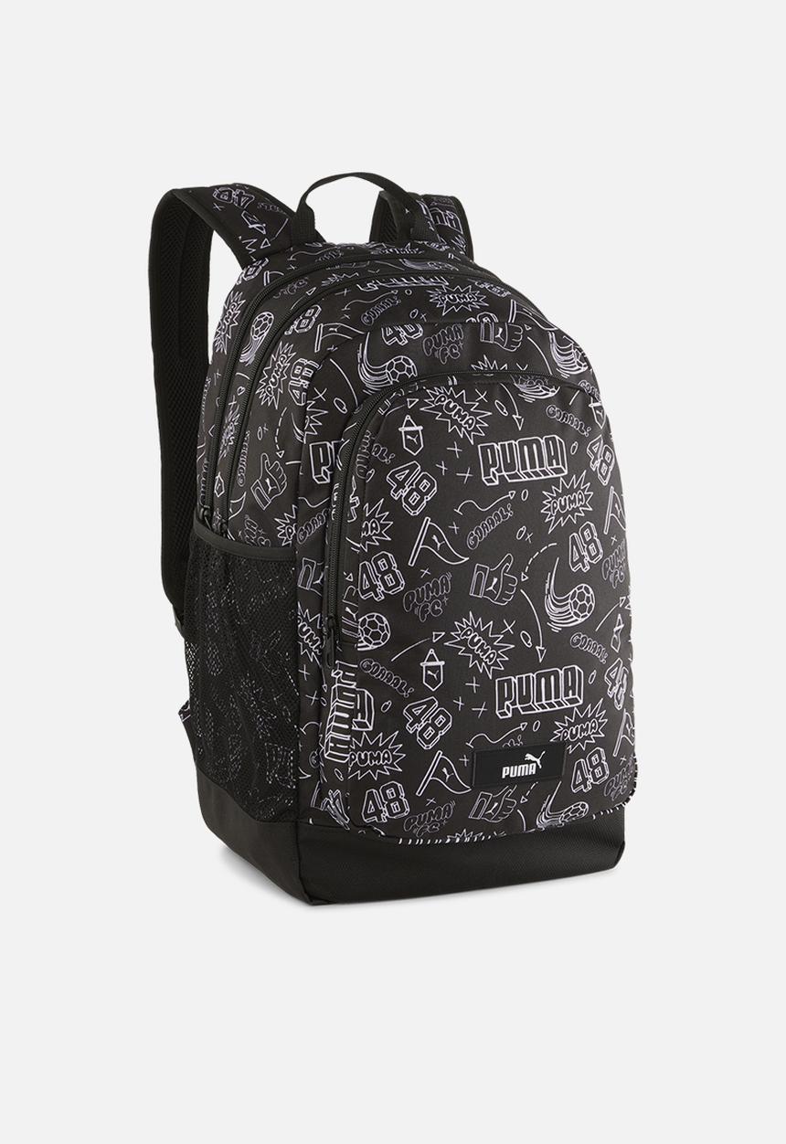 PUMA - PUMA Academy Backpack - PUMA Black-B&W Graphic AOP