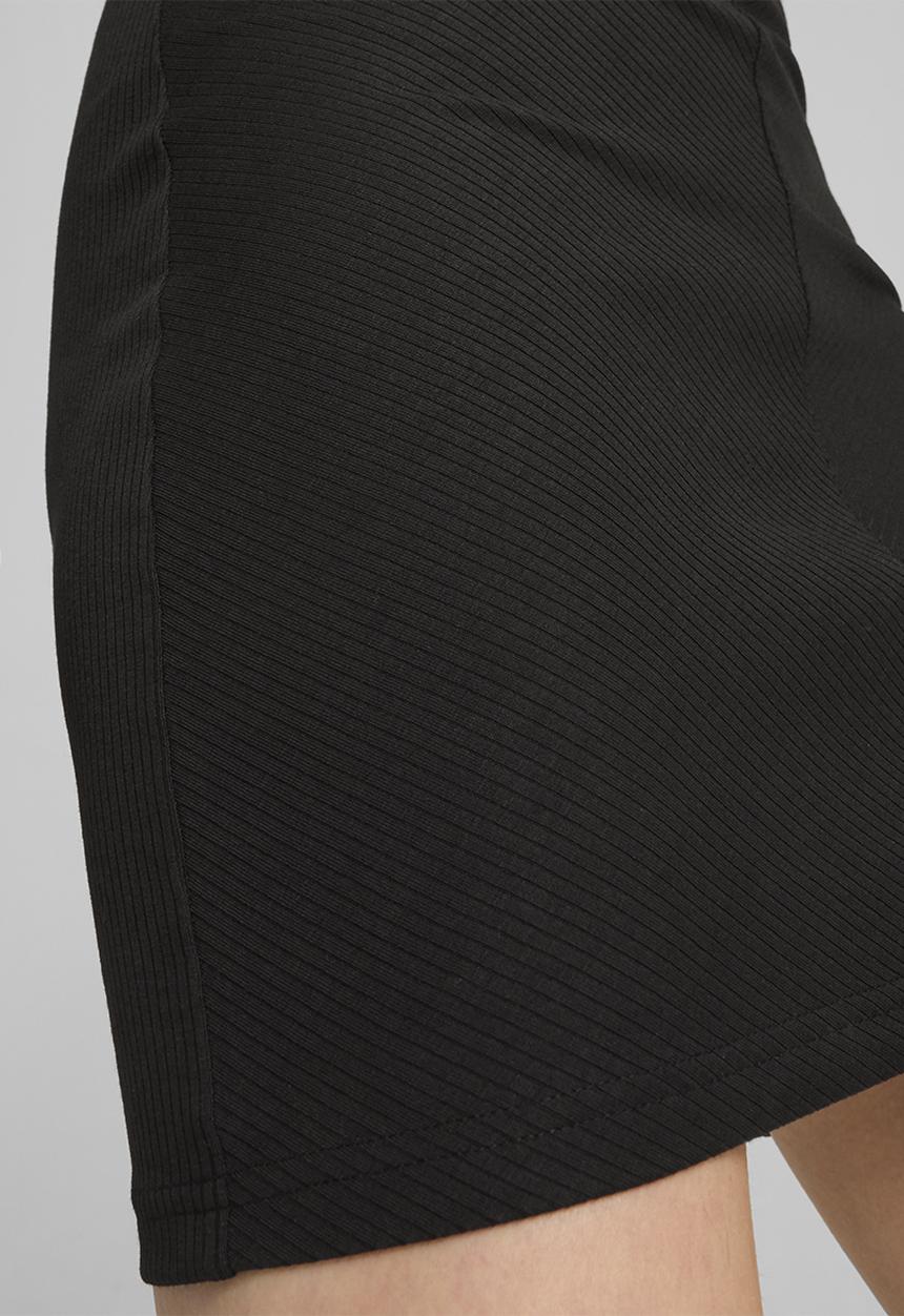 PUMA - Classics Ribbed Sleeveless Dress - Puma Black