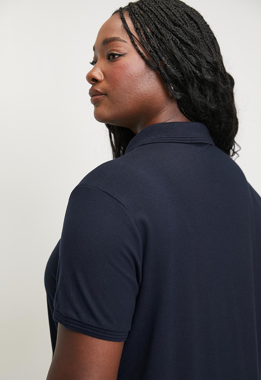 POLO - Plus wmn morgan ss crest golfer - navy