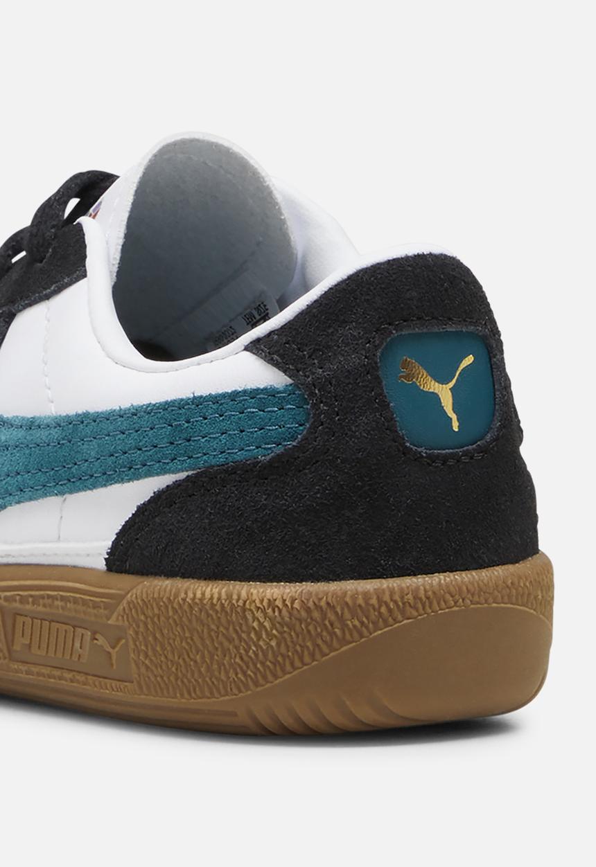 PUMA - Palermo Downtown Ps - Puma White-Cold Green-Puma Black