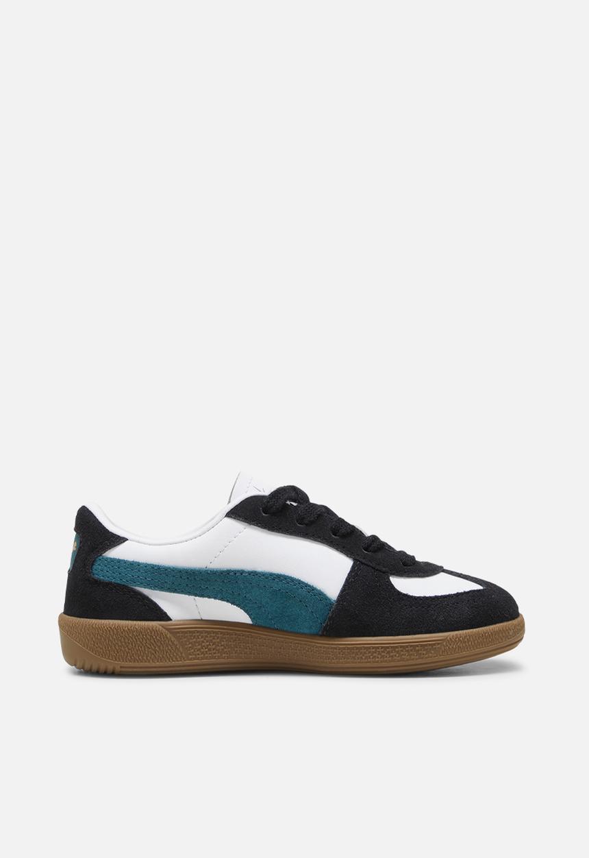 PUMA - Palermo Downtown Ps - Puma White-Cold Green-Puma Black