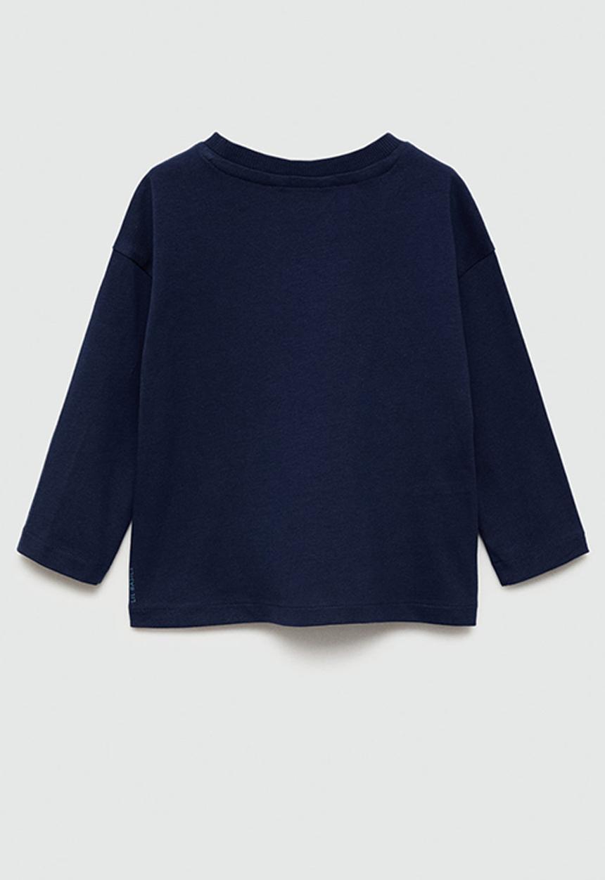 MANGO - T-shirt basicab7 - navy