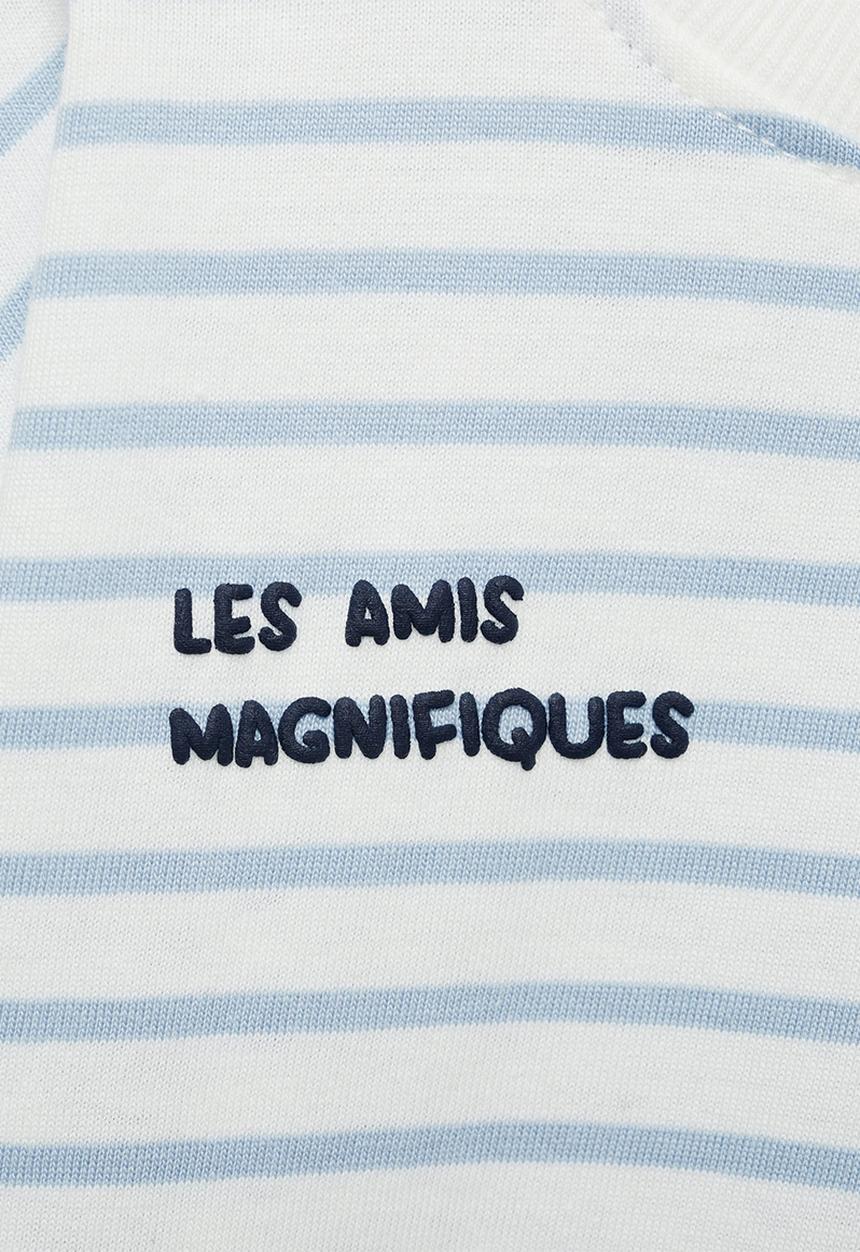 MANGO - T-shirt fromage - light/pastel blue