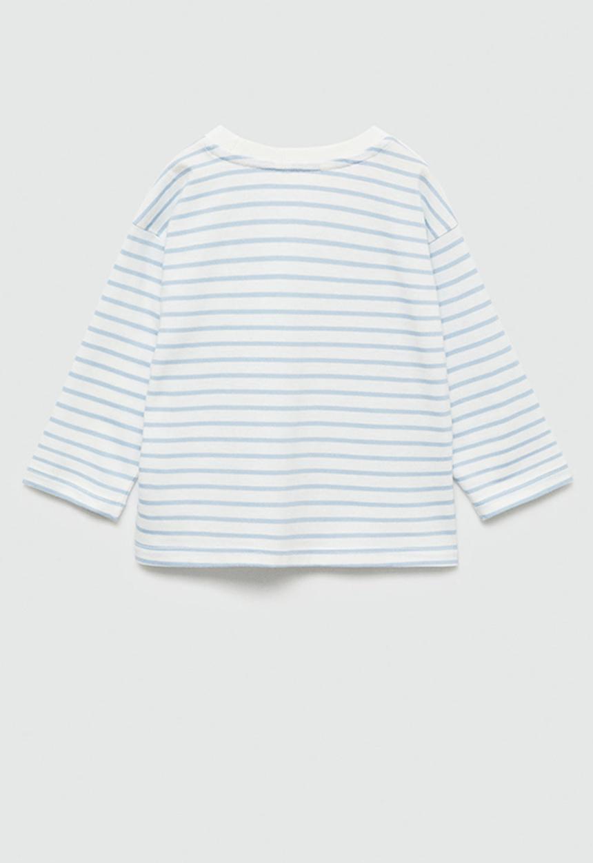 MANGO - T-shirt fromage - light/pastel blue