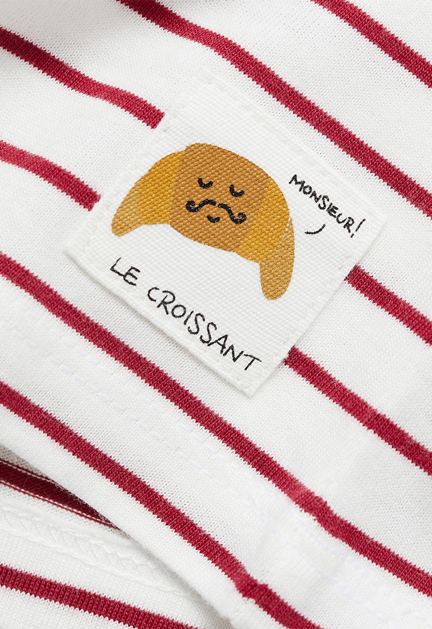 MANGO - T-shirt fromage - red