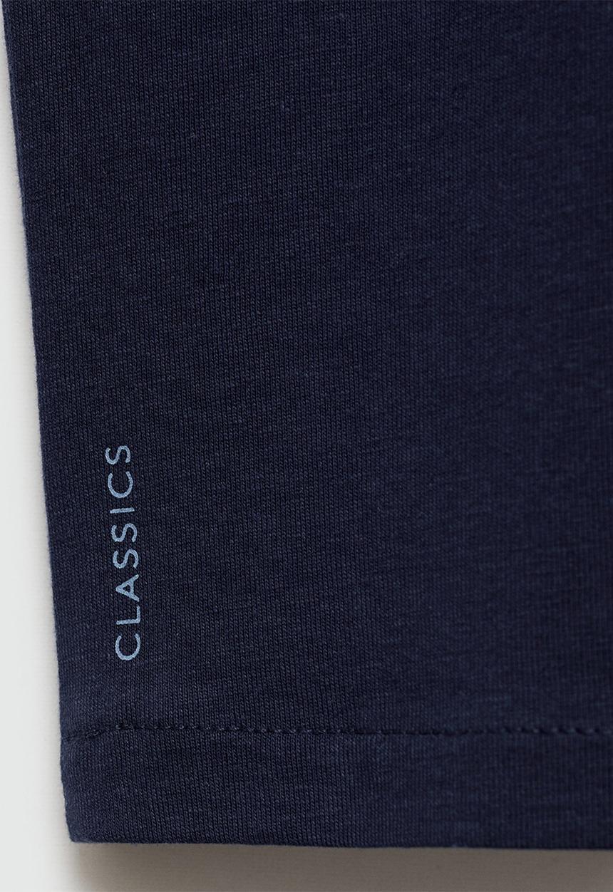 MANGO - T-shirt basica7 - navy