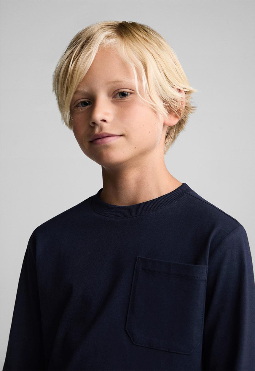 MANGO - T-shirt basica7 - navy