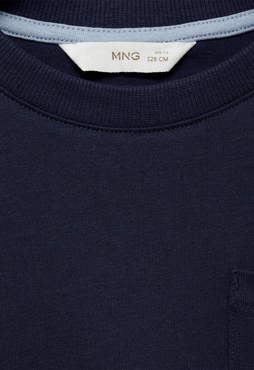 MANGO - T-shirt basica7 - navy