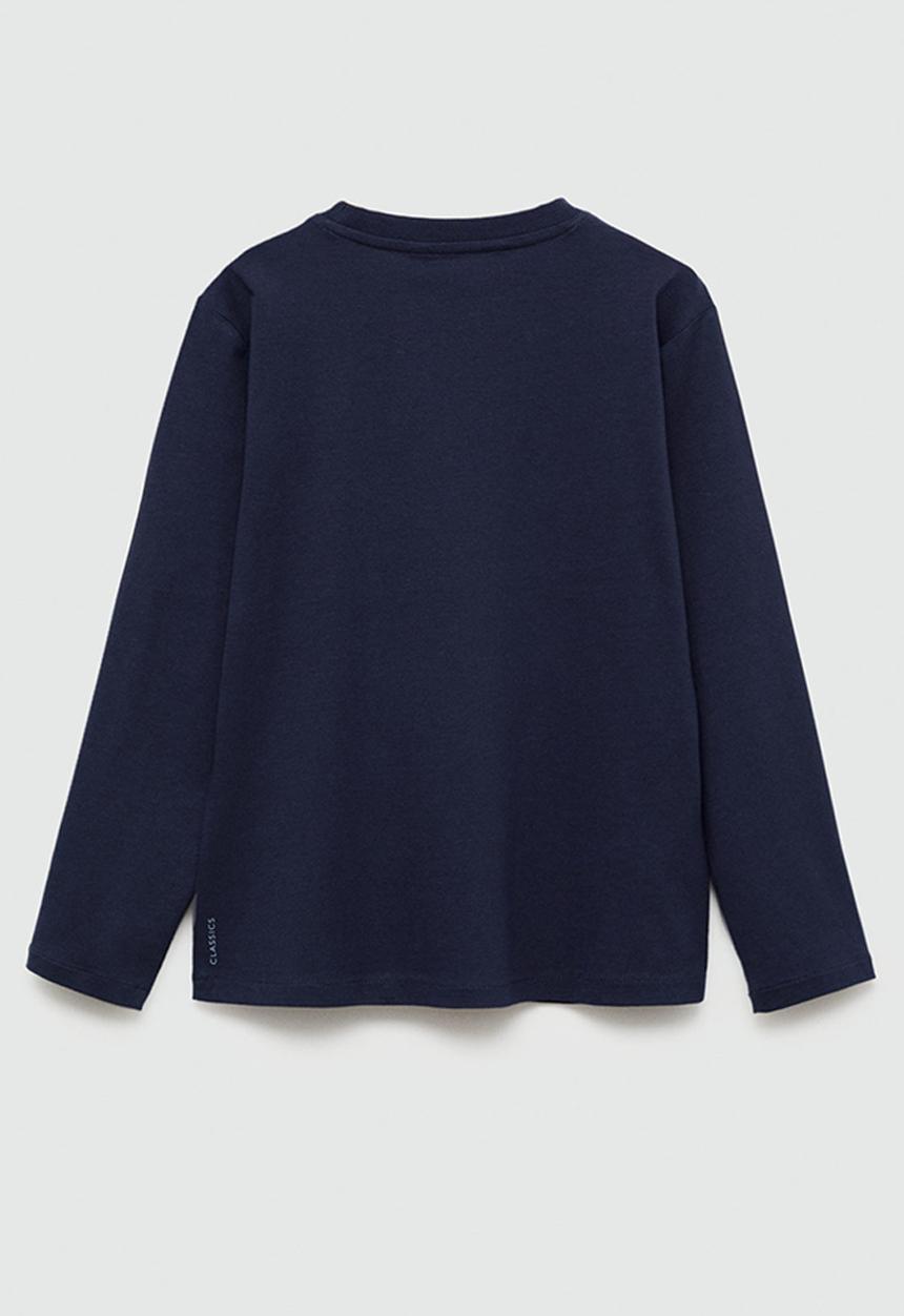 MANGO - T-shirt basica7 - navy