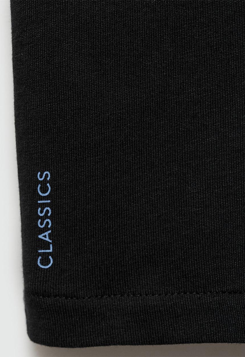 MANGO - T-shirt basica7 - black